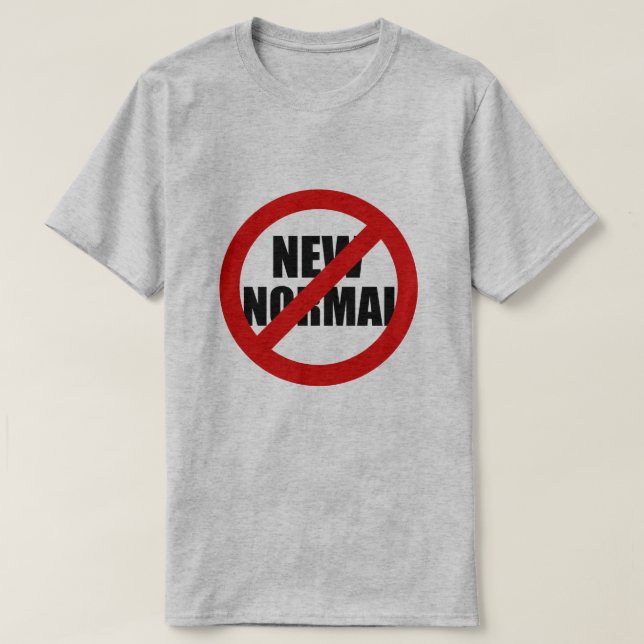 T-shirt Aucune nouvelle normale (Design devant)