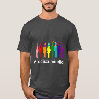 T-shirt Aucune pièce en t de discrimination
