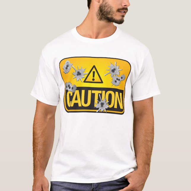T-shirt Aucune précaution (Devant)