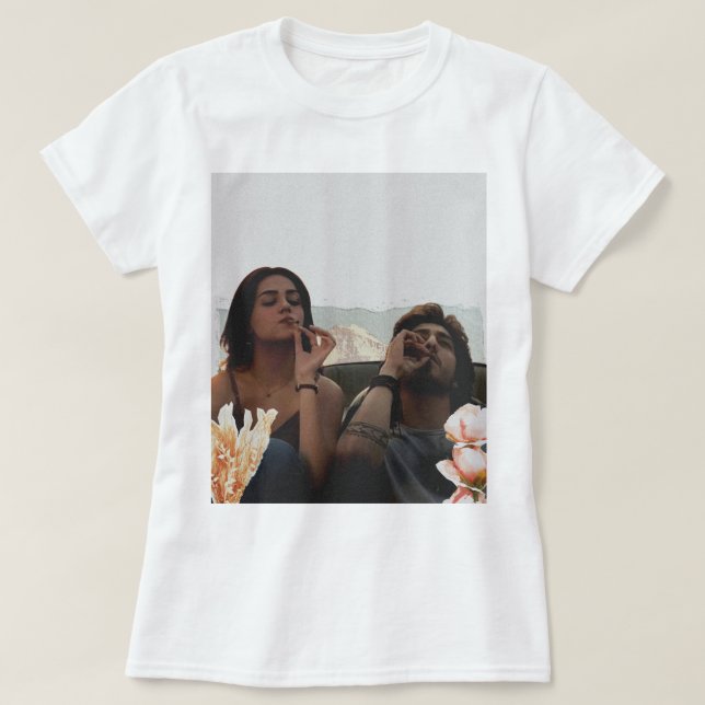 T-shirt Aucune question posée - (Saiyaara) (Design devant)