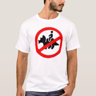 T-shirt Aucune zone d'équitation de Triceratops