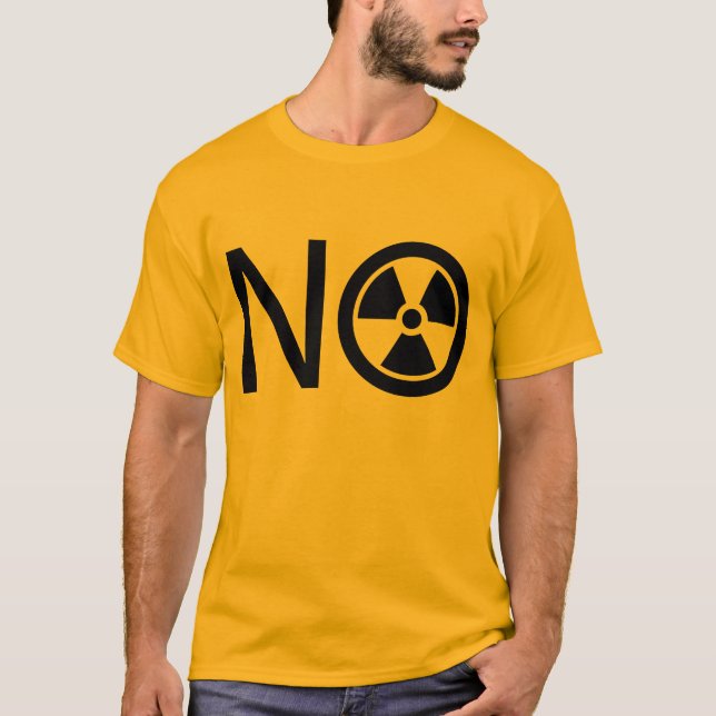 T-shirt Aucunes armes nucléaires (Devant)