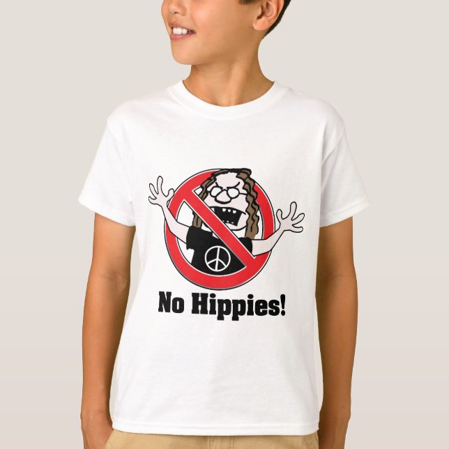 T-shirt Aucunes hippies ! (Devant)