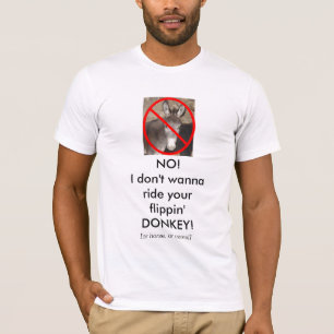 T-SHIRT AUCUNS ÂNES !