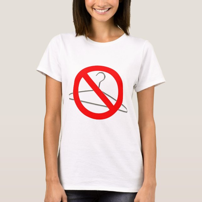T-shirt Aucuns cintres de fil ! ! ! (Devant)