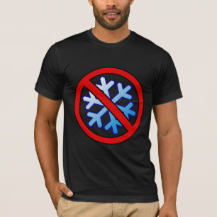 T-shirt Aucuns flocons de neige - flocon de neige en