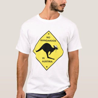 T-shirt Aucuns kangourous en Autriche !
