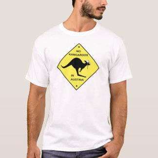 T-shirt Aucuns kangourous en Autriche !
