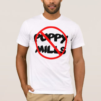 T-shirt aucuns moulins de chiot