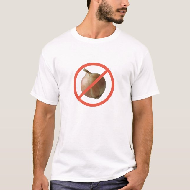 T-shirt Aucuns oignons (Devant)