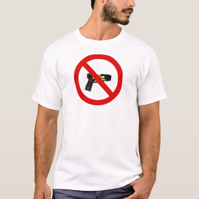T-shirt Aucuns pistolets à électrochoc (Devant)