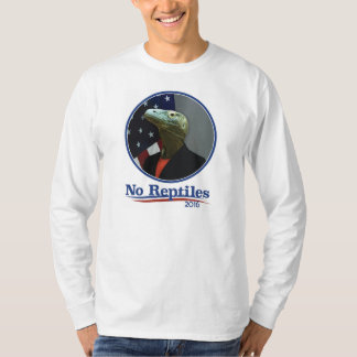 T-shirt Aucuns reptiles 2016, Hillary !