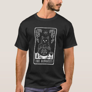 T-shirt Audace Sorcière Chat Arot Carte Païen Goblincore G