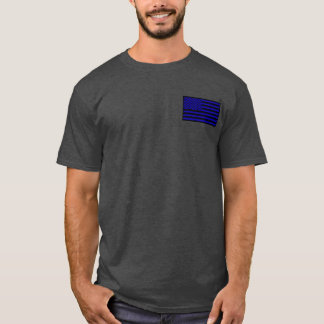 T-shirt Audacieux comme chemise mince de Blue Line de lion