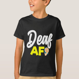 T-shirt Audience - Sourd - Incapable D'Entendre - Sensibil