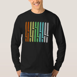 T-shirt Audio Engineer coloré Sound Vu Meter