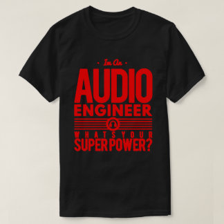 T-shirt Audio/Sound Engineer Black/Red Men's Pro Tools