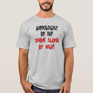 T-shirt Audiologiste Tueur de Zombies