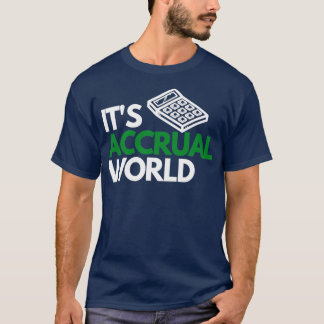 T-shirt Audit comptable mondial des comptes d'inventaire I