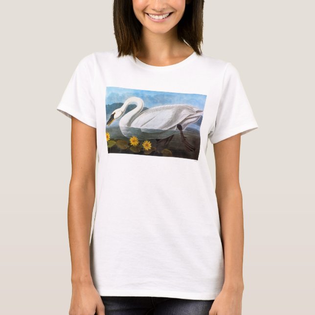 T-shirt Audubon : Cygne commun (Devant)
