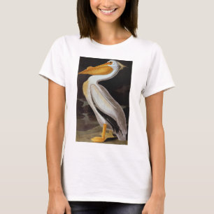 T-shirt Audubon : Grand Pélican blanc
