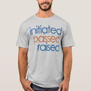 T-shirt augmenté passé lancé de maçon