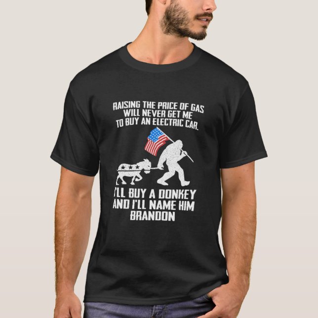 T-shirt Augmenter Le Prix De L'Essence Ne Me Fera Jamais A (Devant)