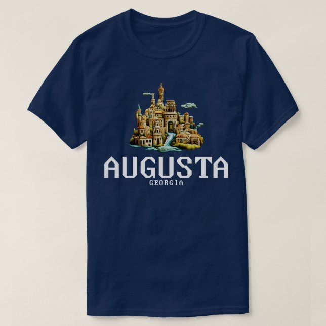 T-shirt Augusta Géorgie (Design devant)