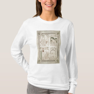 T-shirt Augustine aux pieds du Christ et du scribe