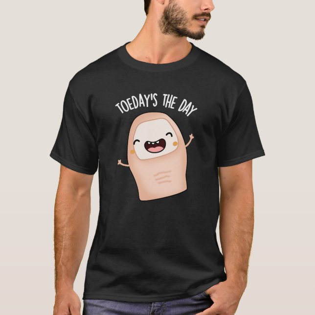 T-shirt Aujourd'hui, c'est la journée drôle Jeu d'orteil j (Devant)
