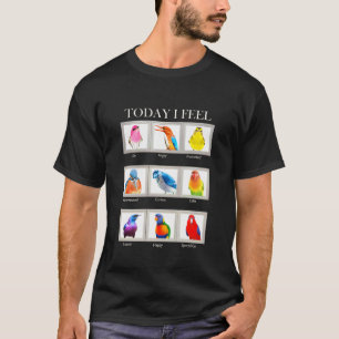 T-shirt Aujourd'hui, je me sens chemise de graphique d'hum