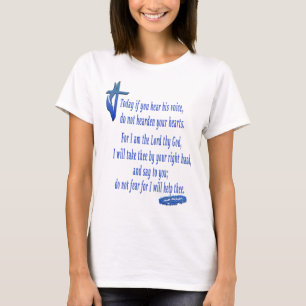 T-shirt Aujourd'hui si vous entendez sa voix