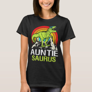 T-shirt Auntiesaurus Dinosaur T Rex Auntie Saurus Funny Au