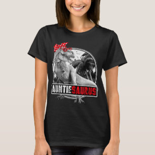 T-shirt Auntiesaurus T-Rex Auntie Dinosaur