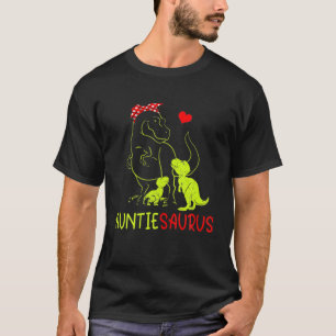 T-shirt Auntiesaurus T Rex Auntie Saurus Dinosaur Famille 