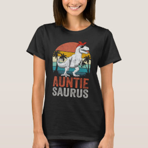 T-shirt Auntiesaurus T Rex Dinosaur Auntie Saurus Famille 
