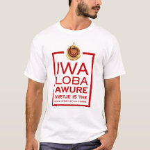 T-shirt Aure Iwa loba blanc