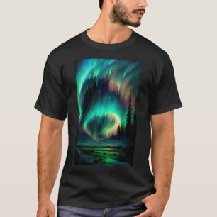 T-shirt Aurora Borealis / Cadeau auriculaire