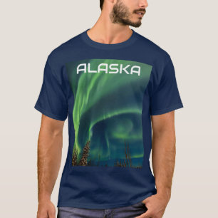 T-shirt Aurora Borealis Lumières du Nord Norvège Arctique 