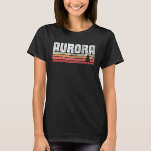T-shirt Aurora Colorado Retro Style Vintage les années 70 