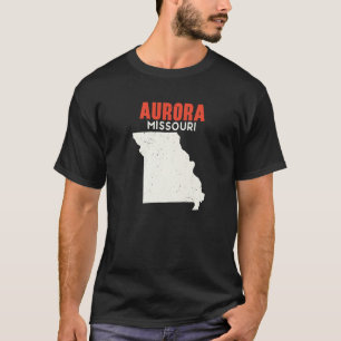 T-shirt Aurora Missouri USA État Amérique Voyage Missouria