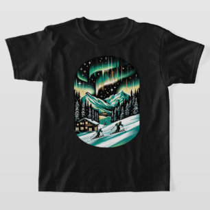 T-shirt Aurora Ski Adventure Unisex