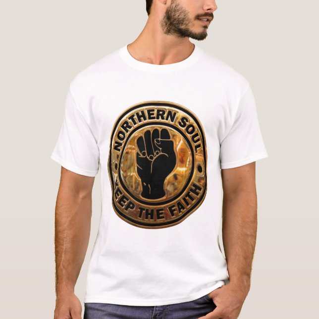 T-shirt aurore aurifère de l'âme du nord (Devant)