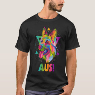 T-shirt Aus Berger Allemand Humour Berger Animal Pun Chie