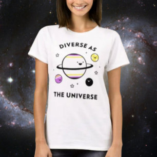 T-shirt Aussi Divers Que L'Univers