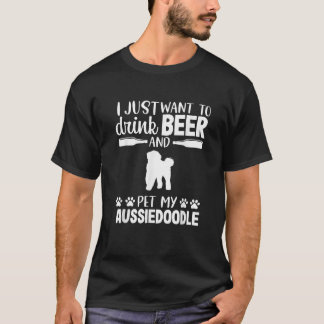 T-shirt Aussiedoodle Aussiedoodle Amoureux des chiens Prop