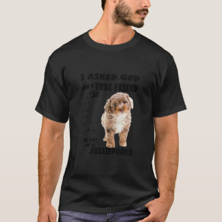 T-shirt Aussiedoodle Citation Maman Aussiepoo Papa mignon 