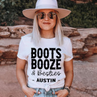 Austin Bachelorette Boot Boze Besoins Custom