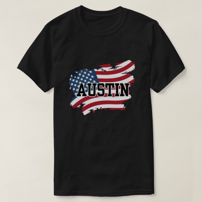 T-shirt Austin USA (Design devant)