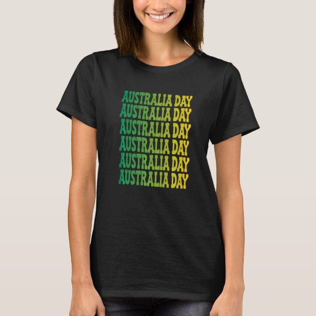 T-shirt Australia Day Downunder Celebrate 2022 Australia D (Devant)